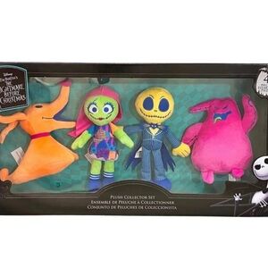 Disney The Nightmare Before Christmas Plush Collector Set (Neon/Blacklight)